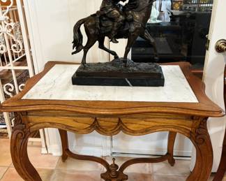 Impressive collection of fine furniture, décor, artwork and sculptures.