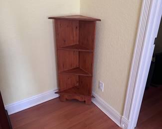 Wooden corner cabinet