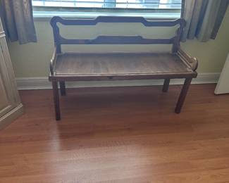 Vintage wooden bench