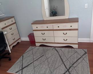 Dressers and rugs