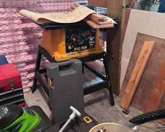10”. Bench saw