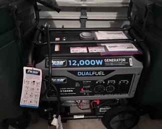 Pulsar 12000w dual fuel portable generator 
