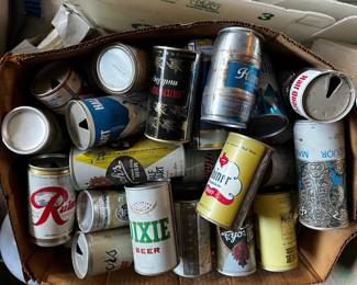 Beer can collection 