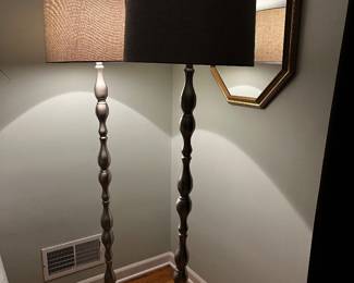 Two floor lamps