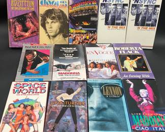 Concert & Music VHS Tapes