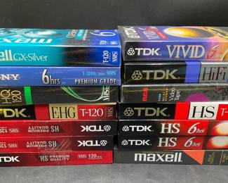 Sealed VHS Tapes