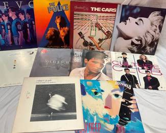 New Wave & Pop Rock LP Record Albums
