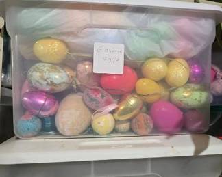 Plastic Easter eggs, other like Easter decor