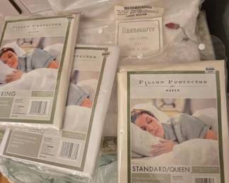 Sheets, pillow covers, spreads