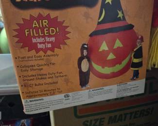 Air filled Jack-O-Lantern blow up