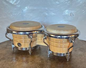 LP Wood Bongo Drums