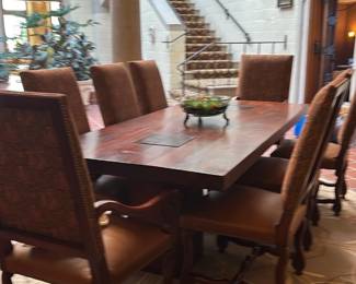 Arhaus Dining Set w/ 8 chairs