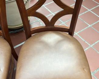 Wood Dining Chair Walnut Finish