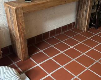 Reclaimed Wood Console Table
