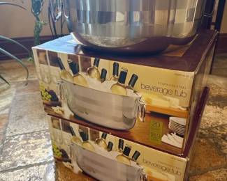 Stainless Steel Beverage Tub 20qt
