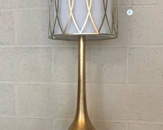 Gold Metal Table Lamp 35.5in