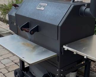 Offset Charcoal Smoker Grill