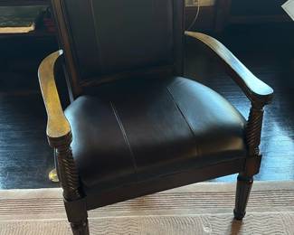 Black Leather Armchair