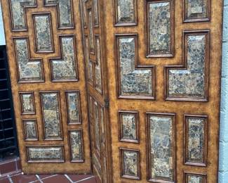 Three-Panel Decorative Room Divider