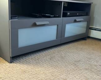 Gray TV Media Console