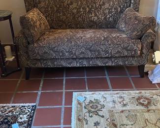 Paisley Upholstered Settee