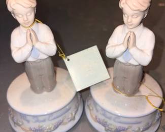 The Valencia Collection By Roman Musical Communion Boy Figurine!