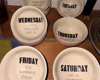 Bloomingville Days Of The Week Bowls (10)!