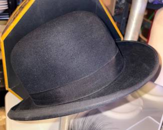 John B. Stetson Company Black Felt Hat!