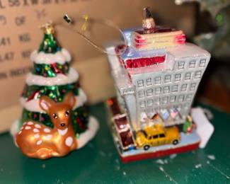 Christopher Radko Woodland Winds Glass Ornament, Etc!