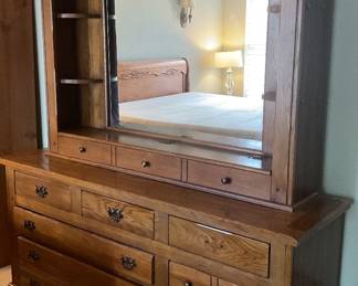 Open Hearth-Dresser and mirror-17x77x64