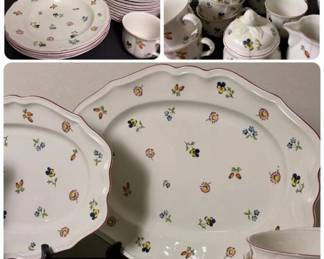 024 villeroybochfloralporcelaindinnerwar