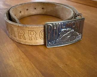 225 philmontleatherscoutbeltwithbrassb