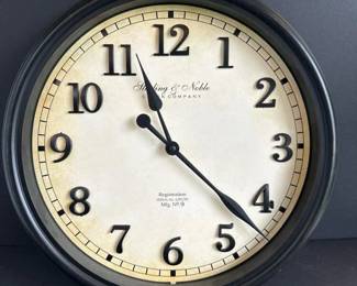047 sterlingnoblewallclockblackandgold