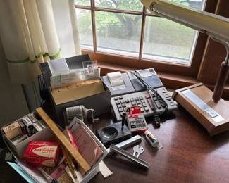 234 vintageofficeanddesklot