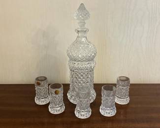 100 westgermanleadcrystaldecanterwithf