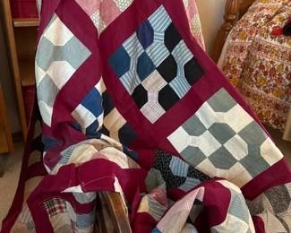 203 handpiecedbowtiepatchworkquiltin