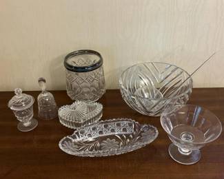 101 assortedpressedandcutglasslot