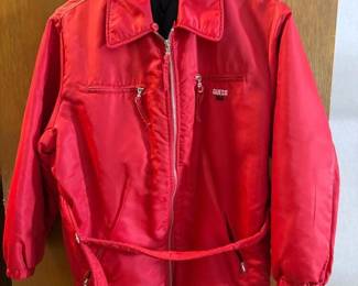 209 early90sguessredbeltedjacket