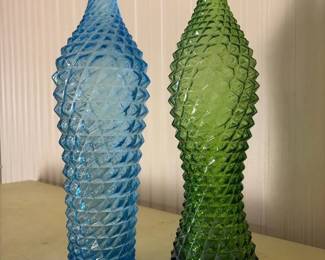 131 texturedglassvasesinmidcenturymode