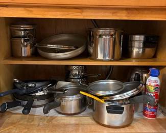 123 stainlesssteelpotsandpansassortment