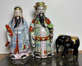 178 vintageceramicchinesefigurinesblack