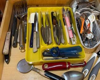122 assortedkitchenutensilsandsilverware