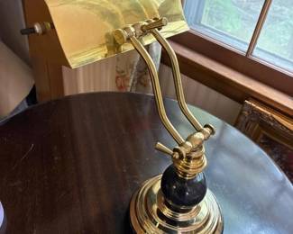 148 brassandblackmarblebankersdesklam