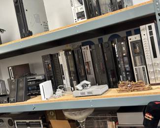 Cassette decks and dvd players
