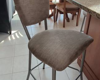 Modern Upholstered Counter Stool