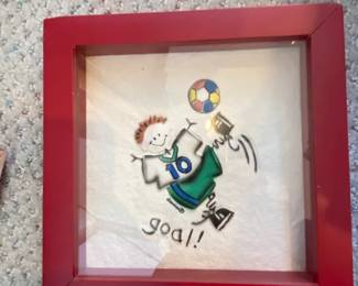Donna Klotkle Goal Soccer Player Art Print