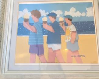 Sasha Harding Ice Cream Framed Print