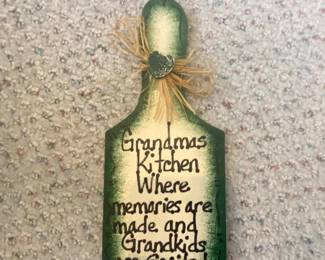 Decorative Wooden Kitchen Sign