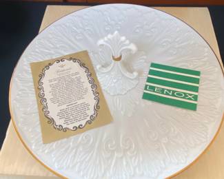 Lenox Chateau Collection Center Handle Serving Tray