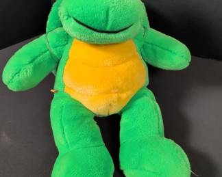 BuildABear Workshop Green Turtle Plush with Removable Backpack Shell